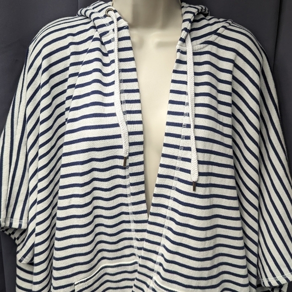 Aerie Terry Cloth Open Front Hoodie Sz M/L - Picture 3 of 12